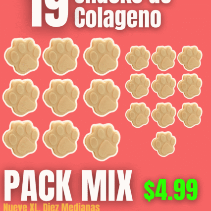 Gomas de colageno (19 uds.) Perro/Gato grande/mediano